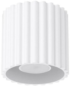 Sollux  SL.1779 - Oprawa punktowa AURA 1xGU10/10W/230V 10 cm biała