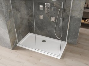 Mexen Omega kabina prysznicowa rozsuwana 130 x 70 cm, transparent, chrom + brodzik Flat - 825-130-070-01-00-4010