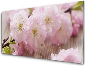 Panel Szklany Subtelne Płatki na Gałązce