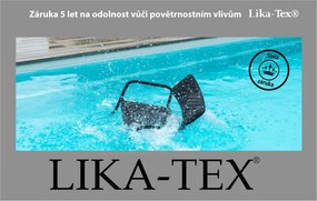 Doppler Narożna sofa Deluxe Lika-Tex z pufem