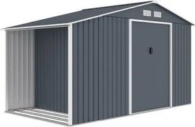 Domek ogrodowy LUKE B, 202 x 342 x 191 cm, metal
