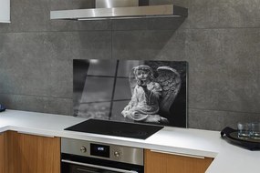 Szklany Panel Posążek Anioła