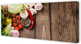 Obraz drukowany na płótnie Klasyczne Składniki Kuchni