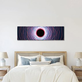 Obraz abstrakcji koła (170x50 cm)