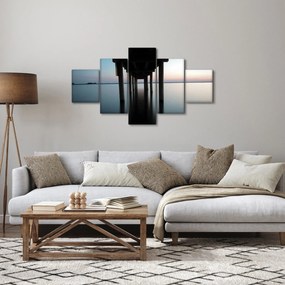 Obraz - spokojna powierzchnia wody (125x70 cm)