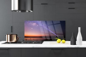 Szkło do Kuchni na Ścianę Magiczna Noc pod Gwiazdami