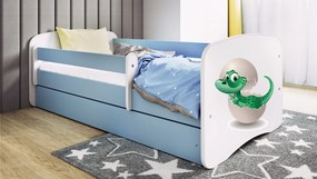 Łóżko dziecięce BABY DREAMS 140x70 mały dino  KOCOT KIDS