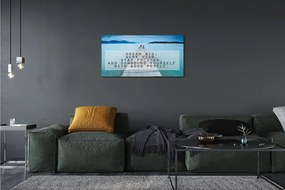 Fotoobraz na płótnie Panorama Morskiego Brzegu