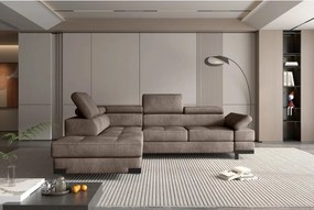 Narożnik EMPORIO L Lewostronny z funkcją spania Lewostronny w ktaninie SERENO 684 WERSAL