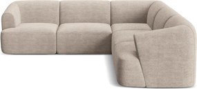 Jasnobrązowy sztruksowy narożnik Campi – Cosmopolitan Design