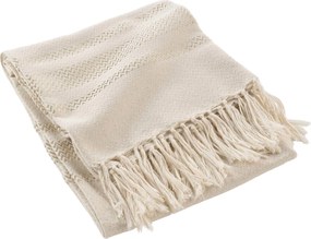 Narzuta z frędzlami DORELINE, 125 x 150 cm