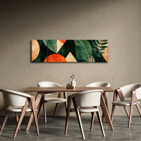 Obraz - Geometryczne motywy naturalne II. (170x50 cm)