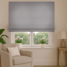 Roleta rzymska na wymiar Enjoy szara miękka gruba - do 140 cm