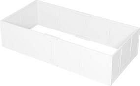 PawHut Boks porodowy dla psów i szczeniąt, z regulowanymi wejściami, dla dużych i małych psów, 196 x 96 x 48 cm, Biały