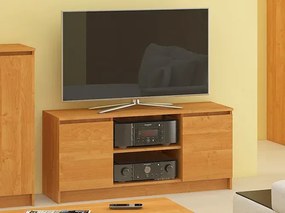 Szafka RTV z dużym blatem olcha - Galapi 3X 120 cm