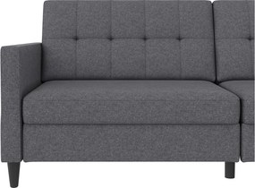 Szara rozkładana sofa 203 cm Hartford – Støraa