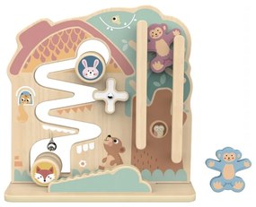 Tooky toy labirynt tablica edukacyjna tor 2w1 labirynt drewniany