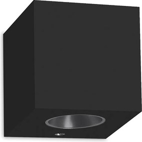 Aluminiowy kinkiet BRICK w nowoczesnym stylu - Szeroko?? 6,5 x wys. 7,2 cm - czarny - LED SMD 3W - 3K - 110° - IP20