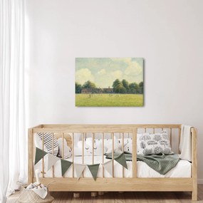 Obraz - Camille Pissarro, Hampton Court Green, reprodukcje (70x50 cm)