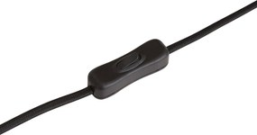 Lampa podłogowa Japandi drewno orzechowe z abażurem z tkaniny 70 cm - Lamel