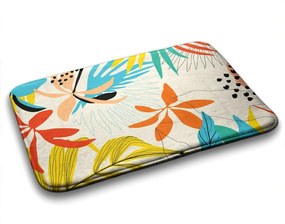 Dywanik łazienkowy Dywanik łazienkowy Rośliny wzór