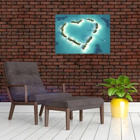Obraz - Wyspy serca (70x50 cm)