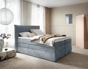 Łóżko Kontynentalne AMBER 160 Box spring 2 x pojemnik WERSAL