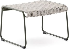 Szarozielony podnóżek ogrodowy Maurina – Kave Home