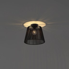 Lampa sufitowa zewnętrzna Japandi z czarną liną IP54 - Jayla