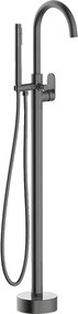 Charme II kolumna mechaniczna do wanny wolnostojącej metaliczna szarość - Essebagno