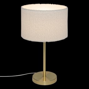 Lampa stołowa z kloszem boucle TINA, wys. 49 cm