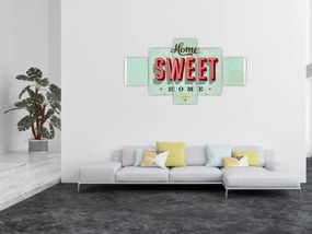 Obraz - Home sweet home (125x70 cm)