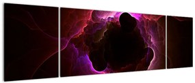Obraz - abstrakcja chmur (170x50 cm)