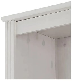 Biała witryna z litego drewna sosnowego 518x223 cm Anita – Støraa
