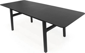 Rozkładany stół z dodatkowym blatem w dekorze dębu 90x180 cm Curved – Woodman