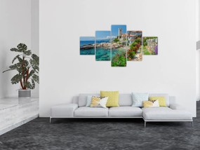 Obraz - Malownicza nadmorska wioska (125x70 cm)