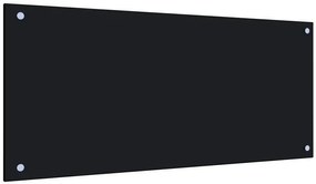 Czarny szklany panel ochronny na ścianę P2-P70