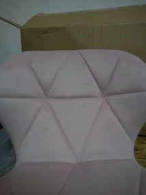 PROMOCJA Różowy fotel biurowy AVOLA VELVET II. jakość