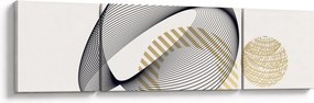 Obraz - Kształty geometryczne N⁰3 (170x50 cm)