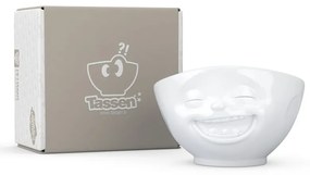 Biała porcelanowa uśmiechnięta miska 58products