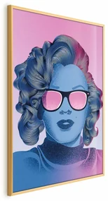 Plakat Norma Jeane 29,7x42 cm z ramą złotą bez marginesu ARTGEIST B