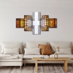 Obraz drapaczy chmur (125x70 cm)