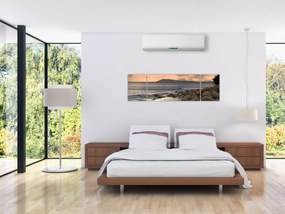 Obraz - Morze i góry (170x50 cm)