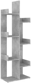 Nowoczesny regał z półkami beton F7-B09