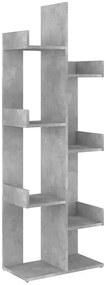 Nowoczesny regał z półkami beton - Forner 3X