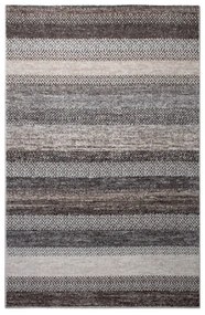 Dywan nowoczesny Perlage Pasy szaro-beżowy 80 cm x 150 cm