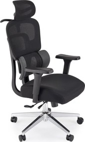Fotel biurowy ergonomiczny Booster Halmar z regulowanym zagłówkiem