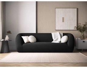 Ciemnoszara sofa z materiału bouclé 230 cm Essen – Cosmopolitan Design