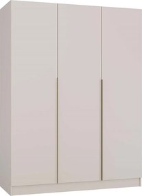 Szafa SENSO 3D | Kaszmir | 150x56,5x200 | Złote Uchwyty