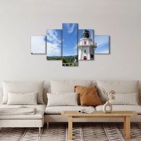 Obraz latarni morskiej Akaroa w Nowej Zelandii (125x70 cm)